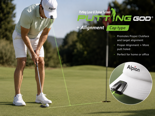 Putting God Cap Clip Laser Putting Training System