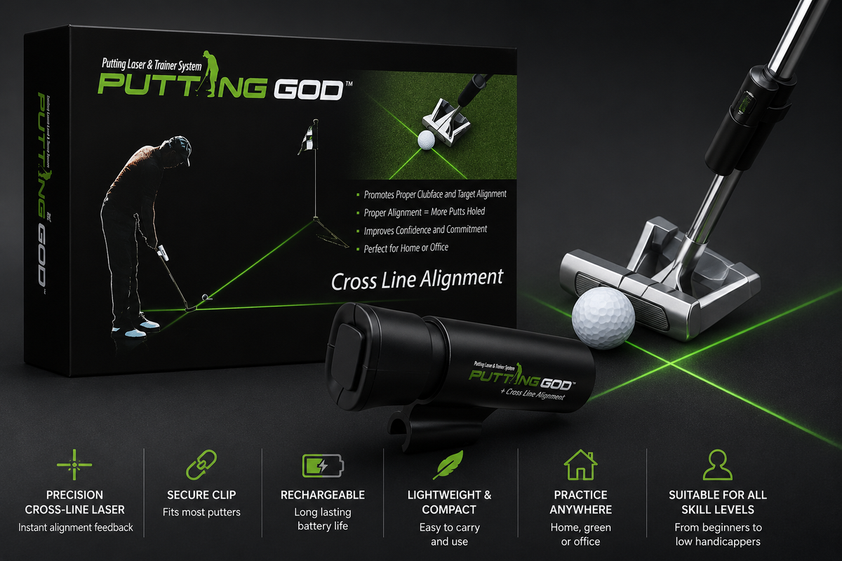 Putting God Cross Line Putting Laser & Training System